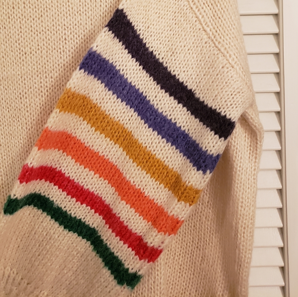 Rainbow Sleeves Sweater